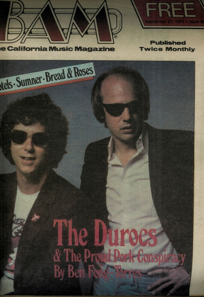 the durocs, voted "Best Debut Album of the Year." -BAM Magazine 1979